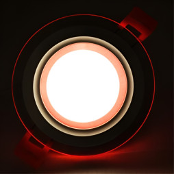 LED panel Radiance Lemanso 6W 450Lm 4500K + red 85-265V/LM1036 circle + glass