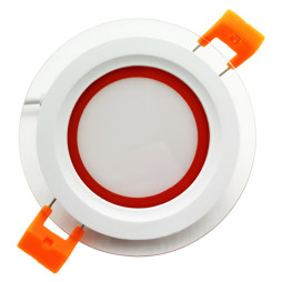 LED panel Radiance Lemanso 6W 450Lm 4500K + red 85-265V/LM1036 circle + glass