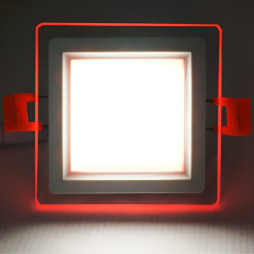 LED panel Radiance Lemanso 6W 450Lm 4500K + red 85-265V/LM1038 square + glass