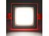 LED panel Radiance Lemanso 6W 450Lm 4500K + red 85-265V/LM1038 square + glass