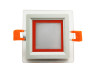 LED panel Radiance Lemanso 6W 450Lm 4500K + red 85-265V/LM1038 square + glass