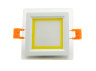LED panel Radiance Lemanso 9W 720Lm 4500K + yellow 85-265V/LM1039 square + glass