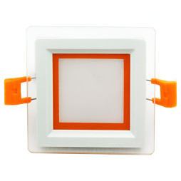 LED panel Radiance Lemanso 9W 720Lm 4500K + orange 85-265V/LM1039 square + glass