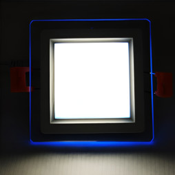 LED panel Radiance Lemanso 9W 720Lm 4500K + blue 85-265V/LM1039 square + glass