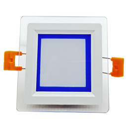 LED panel Radiance Lemanso 9W 720Lm 4500K + blue 85-265V/LM1039 square + glass