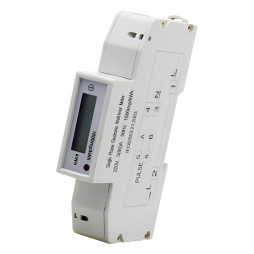 Lemanso LM6364 single-phase 5A (60A) LCD display 230V