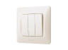 Three-button switch, cream VIDEX BINERA