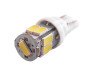 LED car lamp T10-5630-9smd white 12V LEDUA