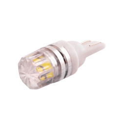 LED car lamp T10-HP-1.5w floral lens white 12V LEDUA