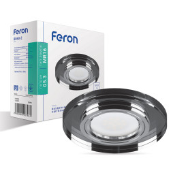 Built-in luminaire Feron 8060-2 under the lamp gray silver