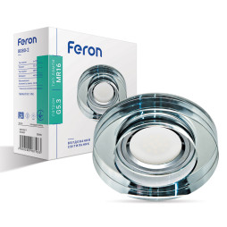 Built-in luminaire Feron 8080-2 under the lamp transparent