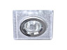 Built-in luminaire Feron 8170-2 under the lamp shimmering silver