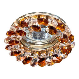 Built-in luminaire Feron CD4141 under the lamp brown gold