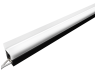 LED lamp for glass shelves "N4-4-600" 600mm 12V 6W 600lm COB 6000K white light black body, black wire 2m LEDUA