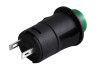 Round button green OFF-(ON)/DS-227K LEDUA