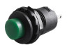 Round button green with latch ON-OFF/DS-228 LEDUA