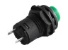 Round button green with latch ON-OFF/DS-228 LEDUA
