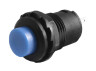 Round button blue with latch ON-OFF/DS-228 LEDUA