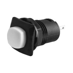 Square white button with latch ON-OFF/DS-226 LEDUA