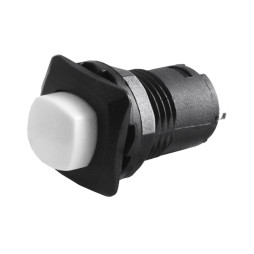 Square white button OFF-(ON)/DS-225 LEDUA