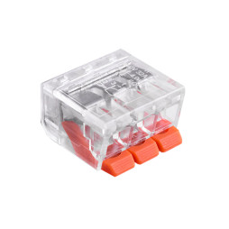 Connector terminal 221-103, 3-pin 0.14-4.00mmІ 32A/450V PCT-413