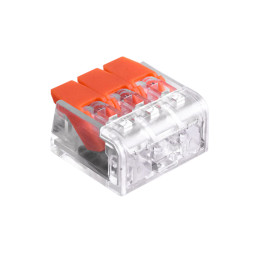 Connector terminal 221-103, 3-pin 0.14-4.00mmІ 32A/450V PCT-413