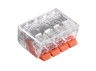 Connector terminal 221-104, 4-pin 0.14-4.00mmІ 32A/450V