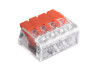 Connector terminal 221-104, 4-pin 0.14-4.00mmІ 32A/450V
