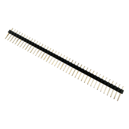 Pin connector PLS-40 2.54 mm 40pin gold plated on board