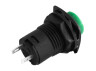 Green square button with ON-OFF latch/DS-226 LEDUA
