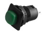 Green square button with ON-OFF latch/DS-226 LEDUA