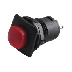 Red square button with ON-OFF latch/DS-226 LEDUA