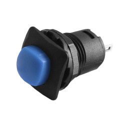 Blue square button with ON-OFF latch/DS-226 LEDUA