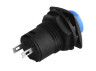 Blue square button with ON-OFF latch/DS-226 LEDUA