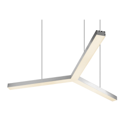 LED pendant, ceiling lamp "Y" 220V 86W 6480Lm 3500k 500*500*500 with external unit LEDUA