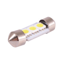 LED car lamp S85-33mm-3smd 5050 white 12V LEDUA