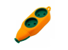 Socket "Orange" 2+2 sockets 10A/250V, without grounding. sockets on both sides / LMK75006 Max.2500W orange Lemanso