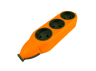 Socket "Orange" 3+3 sockets 10A/250V, without grounding. sockets on both sides / LMK75007 Max.2500W orange Lemanso