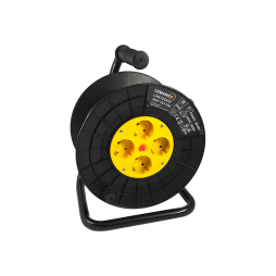 Extension cord-reel LMK72002 4 sockets 20m 16A with/with overload protection, maximum load 800-3000W Lemanso