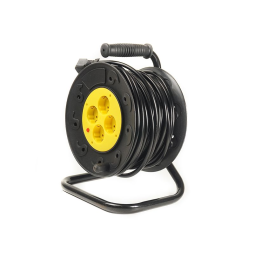 Extension cord-reel LMK72003 4 sockets 30m 16A with/with overload protection, maximum load 800-3000W Lemanso