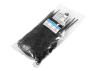Cable ties with ring 150x5mm black 100pcs LMA2736 Lemanso
