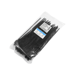 Cable ties with ring 200x4mm black 100pcs LMA2735 Lemanso