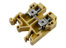 SAK-10mm terminal block for DIN rail yellow LMA2697 Lemanso
