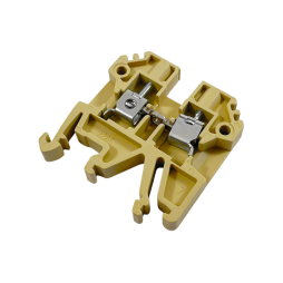 Terminal block SAK-2.5mm on DIN-rail yellow LMA2694 Lemanso