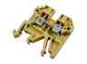Terminal block SAK-2.5mm on DIN-rail yellow LMA2694 Lemanso