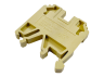 Terminal block SAK-2.5mm on DIN-rail yellow LMA2694 Lemanso