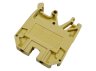 Terminal block SAK-4mm on DIN-rail yellow LMA2695 Lemanso