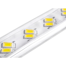 LED strip 5730-120led-16mm-220V 28.8W/m IP68 white diodes in two rows, no warranty LEDUA
