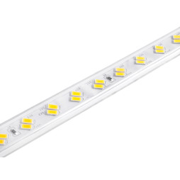 LED strip 5730-120led-16mm-220V 15W/m IP68 warm white diodes in two rows, 2 years warranty LEDUA