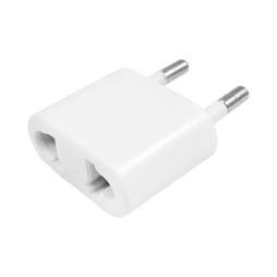 Universal network adapter flat, copper contacts, white (2-0165)